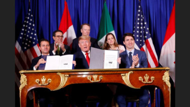 Estados Unidos, México y Canadá firman el T-MEC en Buenos Aires