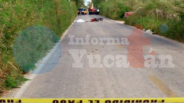 Motociclista pierde la vida en la Conkal – Chicxulub