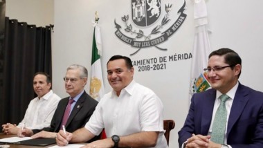 El Ayuntamiento de Mérida firma convenio con la Universidad de las Américas Puebla