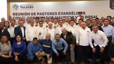 Líderes evangélicos en Yucatán respaldan trabajo del Gobernador