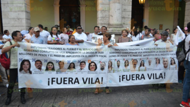 Más protestas contra el paquete fiscal de Yucatán