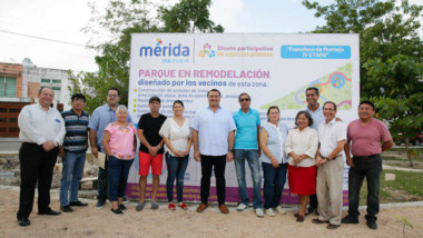 Vecinos de Francisco de Montejo diseñan su propio parque
