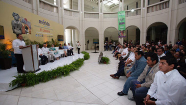 Inaugura Renán Barrera Simposio sobre Patrimonio Cultural de Mérida