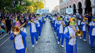 Banda de Marcha del Cepredey se suma al inicio del Carnaval de Mérida