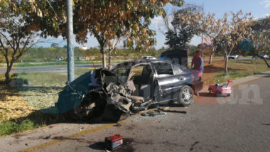 Familia lesionada en aparatoso accidente