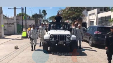 Advierte Guardia Nacional sanción por custodia especial a Palazuelos en Progreso