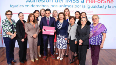 IMSS se adhiere a campaña mundial “HeForShe”