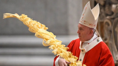 Papa Francisco celebra Domingo de Ramos sin fieles por COVID-19