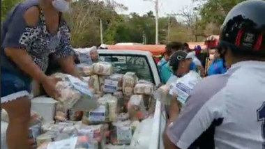 Rapiñan en Umán despensas del Gobierno (video)