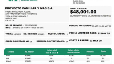 Exigen a CFE frenar “cobros excesivos” a yucatecos
