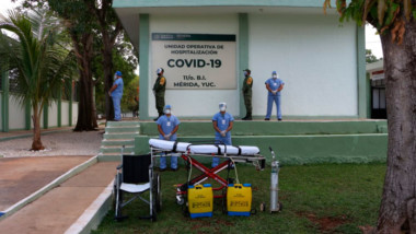 Sedena habilita en Mérida hospital para pacientes Covid