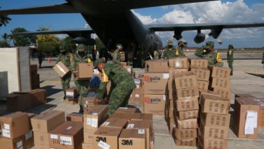 Llegan a Mérida 8.5 toneladas de material y equipo médico