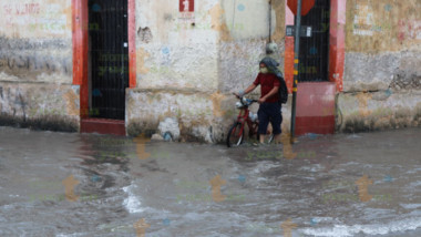 Lluvias torrenciales en la Península de Yucatán