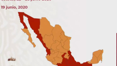Semáforo de COVID-19 en México: 15 estados en rojo y 17 en naranja