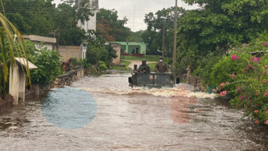 Evacúan a familias de Yaxcabá por inundaciones