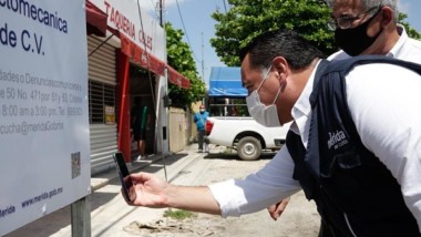 Mediante código QR ciudadanos podrán consultar detalles de obras en Mérida