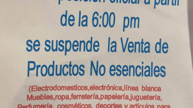 IP pidió al Gobierno restringir venta de artículos en supermercados