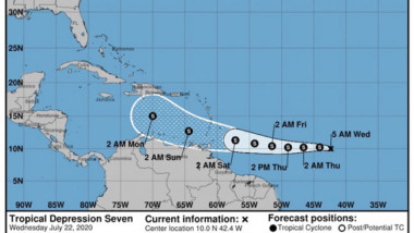 Se forma la tormenta tropical “Gonzalo” en el Océano Atlántico