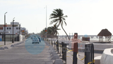 Malecón de Progreso cerrado fines de semana durante el verano