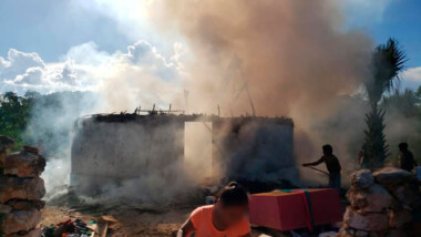 Prisión preventiva para sujeto que incendió modesta casa en Maní