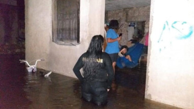 Reportan inundaciones en Motul
