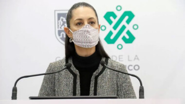 Claudia Sheinbaum, jefa de Gobierno de CDMX, da positivo a COVID-19