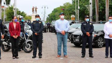 Equipan a Policía Municipal de Mérida