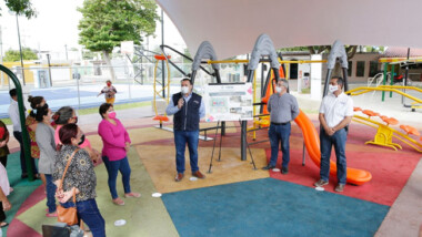 Pese a pandemia, continúa la remodelación de espacios públicos