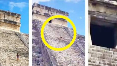 Turista burla ‘seguridad’ y sube a pirámide en Chichén Itzá (Video)