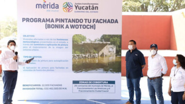 Pintarán fachadas de viviendas afectadas por las intensas lluvias 