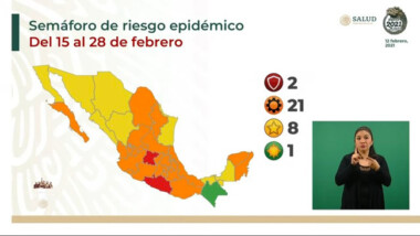 Semáforo COVID-19 en México: solo Guerrero y Guanajuato estarán en rojo; Chiapas en verde