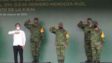 Homero Mendoza, nuevo comandante de la X Región Militar