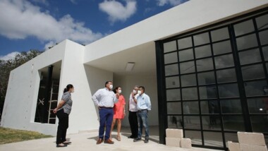 Supervisan construcción del Centro Integral para la Plenitud del Adulto Mayor “Armonía”