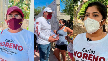 Candidatas de PANAL y Fuerza por México declinan a favor de Carlos Moreno