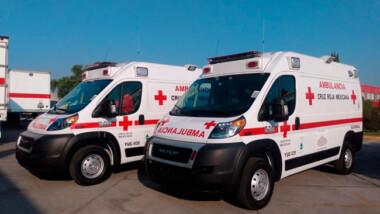 Cruz Roja Yucatán cuenta con dos nuevas ambulancias