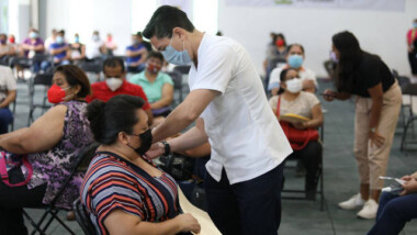 Segunda vacuna anticovid para adultos de Kanasín, Progreso y Valladolid