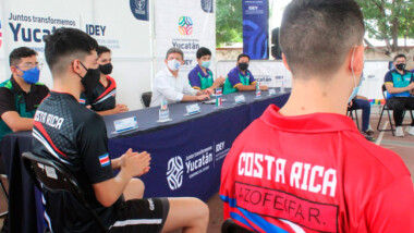 Selección de tenis de mesa de Costa Rica realiza campamento en Yucatán