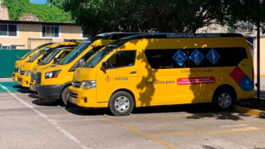Resguarda Ayuntamiento de Mérida vehículos oficiales previo a jornada electoral