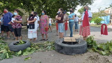 Bloqueos en Mérida por falta de energía eléctrica