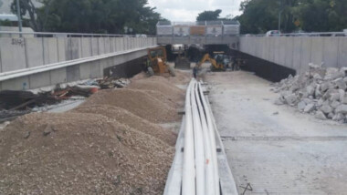 Así va la rehabilitación del Paso Deprimido
