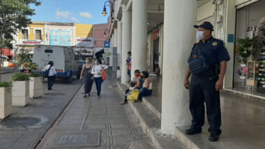 Por compras de última hora, refuerzan operativo de seguridad en el Centro de Mérida