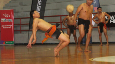 Comienza el Mundial de Pelota Maya, en el Gimnasio Polifuncional