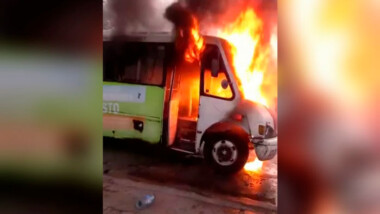 Se incendia otro camión en Mérida
