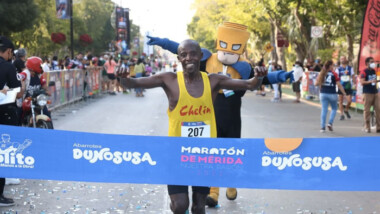 Kenianos dominan el Maratón Internacional Mérida