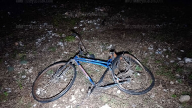 Ciclista muere atropellado en la vía Mérida-Campeche