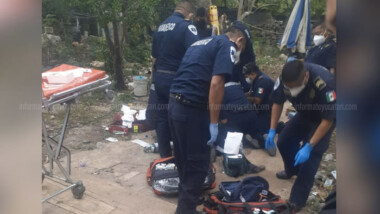 Rayo cae sobre una mujer en Umán