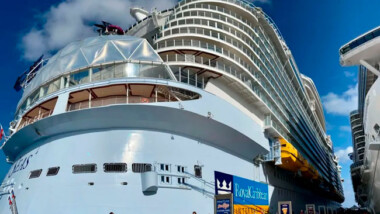 Arriba a Cozumel el crucero más grande del mundo