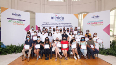 Reconocen talento de la comunidad artística en Mérida