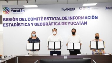 Mérida se une al Comité de Estadística y Geográfica de Yucatán