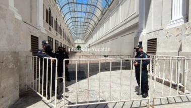 Blindan la Plaza Grande por temor a protestas (video)